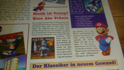 Werbung für ein Abo im Club Nintendo Magazin