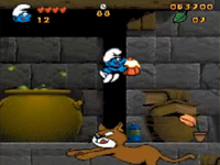 Die Schlümpfe (SNES): Bei Gurgelhals